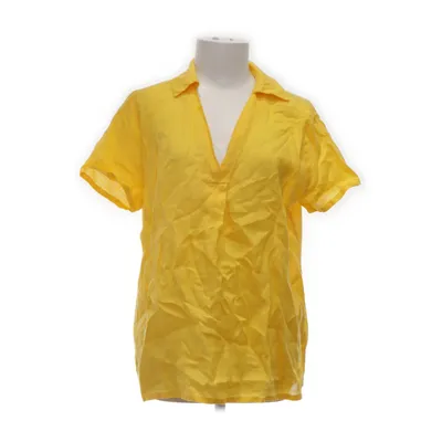 Chemise à manches courtes (Jaune) de Chiara Lin, Polyester, Viscose