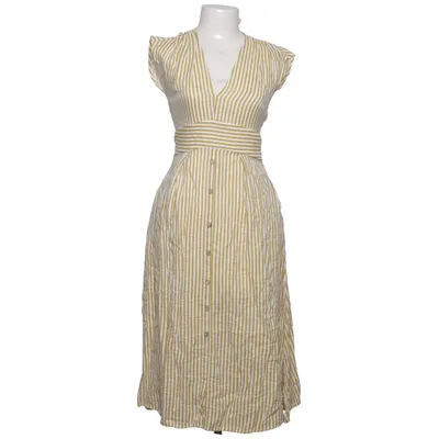 Klänning (Gul, Vit) från Ava Polyester