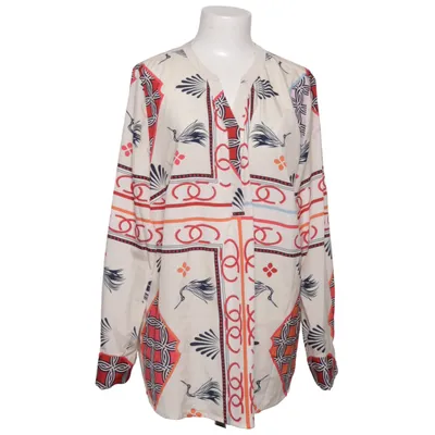 Blouse (Beige, Red, Blue) from Bodyflirt Polyester