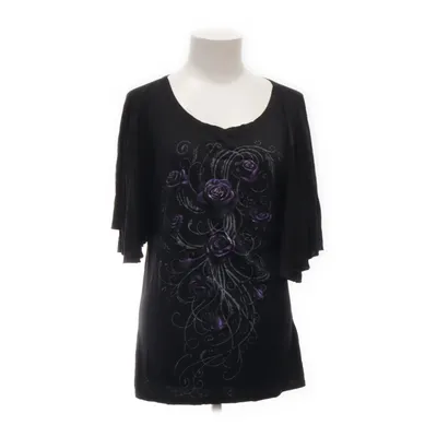 Topp (Svart, Lila, Silverfärgad) från Spiral Elastan, Viskos