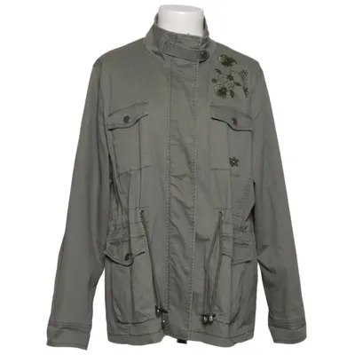 Veste safari (Vert) de Lisa Tossa Coton, Élasthane, Polyester