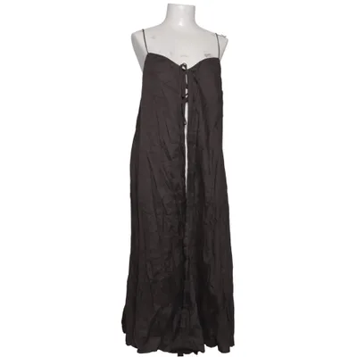 Maxi dress (Gray) from Massimo Dutti Linen, Polyester