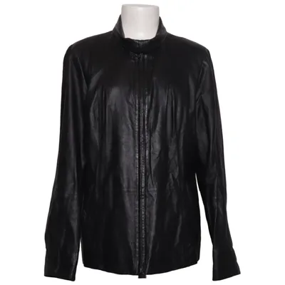 Läderjacka (Svart) från Rossini Skinn, Polyester