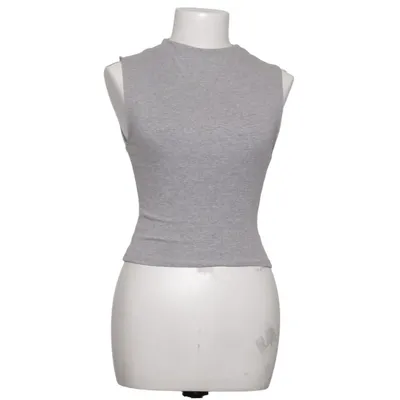 Tank Top (Gray) from Zara Cotton, Elastane, Viscose