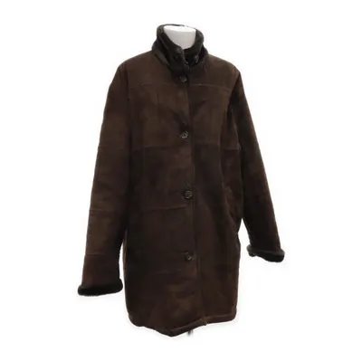 Veste en peau de mouton retournée (Marron) de Franco Callegari Cuir
