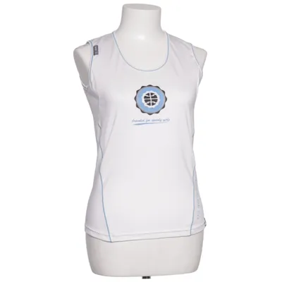 Sports tank top (White, Blue) from US40 Elastane, Polyester