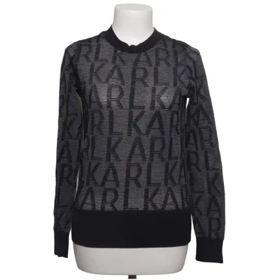 Pullover (Black, Gray) from Karl Lagerfeld Cotton, Polyamide, Polyester
