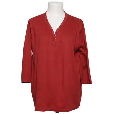 Henley shirt (Red) from Maria Bellesi Cotton, Polyester