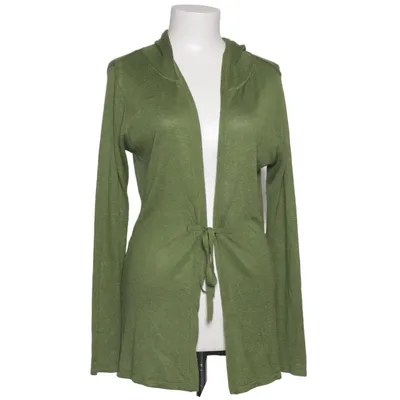 Wrap cardigan (Green) from Qiero Acrylic, Linen, Viscose