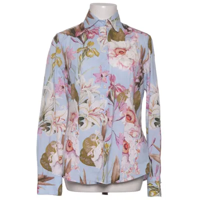 Chemise (Bleu, Multicolore) de Caliban Coton, Élasthane