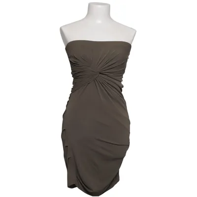 Dress (Green) from Mango Collection Acetate, Elastane, Polyamide, Polyester