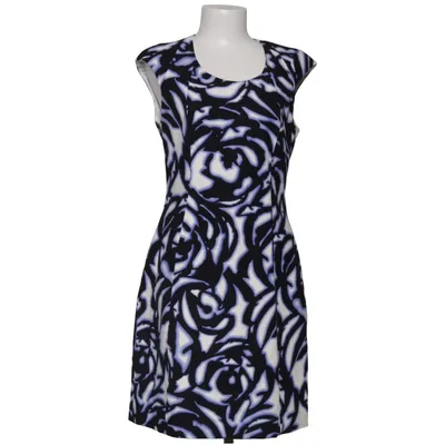 Dress (Blue, Black, White) from Karen Millen Acetate, Cotton, Elastane