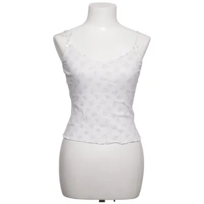 Tanktop  (Hvid, Blå) fra Adoore Bomuld, Elastan