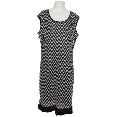 Kleid (Schwarz, Weiß) von Norah Polyester, Viskose