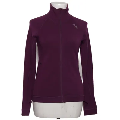 Fleece jas (Lila) van Lundhags Elastaan, Merinowol