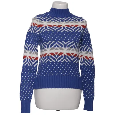 Julesweater (Blå, Flerfarvet) fra Abercrombie & Fitch Bomuld, Polyamid, Viscose