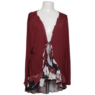 Cardigan cache-cœur (Rouge, Multicolore) de Rosegal Polyester, Polyuréthane