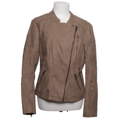 Biker jacket (Brown) from ONLY Polyester, Polyurethane, Viscose