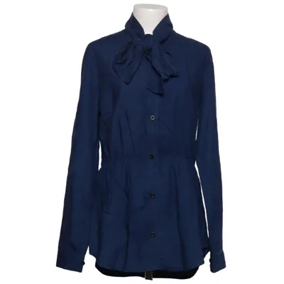 Schluppenbluse (Blau) von Kings of Indigo Tencel