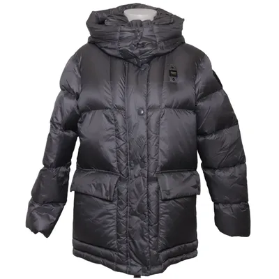 Down coat (Gray) from Blauer Feather, Polyamide