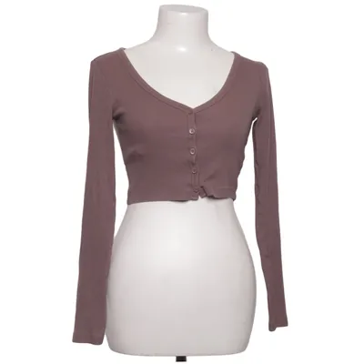 Cardigan (Purple) from Pull & Bear Cotton, Elastane