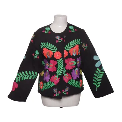 Jacket (Black, Multicolored) from Gold & Silver Cotton