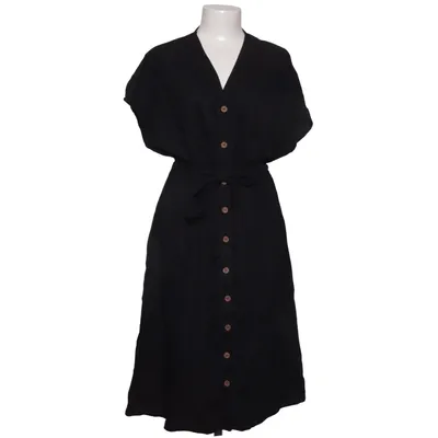 Shirt dress (Black) from Gémo Linen, Viscose