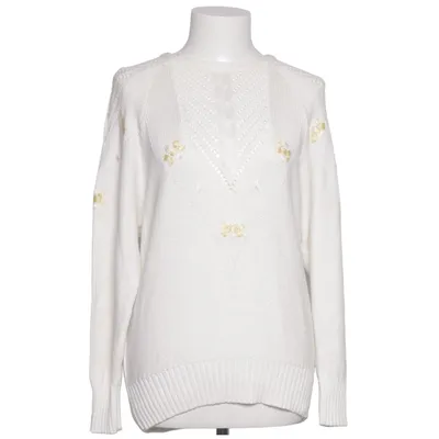 Tröja (Vit, Gul) från Astri Ull, Bomull