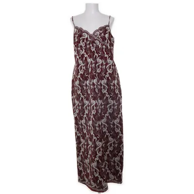 Cocktail dress (Red, Silver) from Rebecca Metallic fiber, Polyester