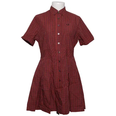 Skjortekjole (Rød, Blå) fra Fred Perry Sportswear Bomuld