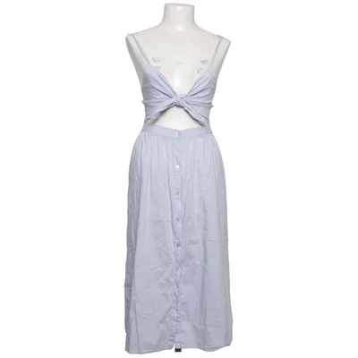 Jurk (Blauw, Wit) van Zara Woman Studio Katoen, Elastaan, Polyamide