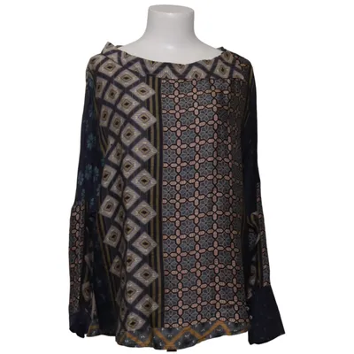 Blouse (Blue, Multicolored) from Tonno & Panna Silk