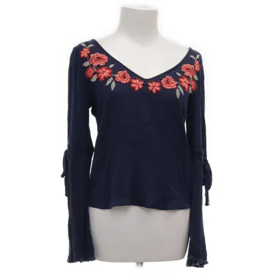 Blus (Blå, Röd) från Hollister Polyester, Viskos