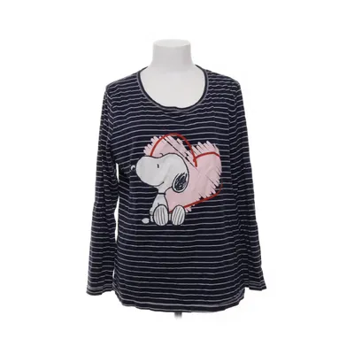 T-shirt à manches longues (Bleu, Blanc, Rose) de Peanuts Coton