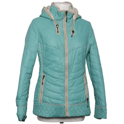 Winterjas (Turquoise) van S.K Katoen, Polyester