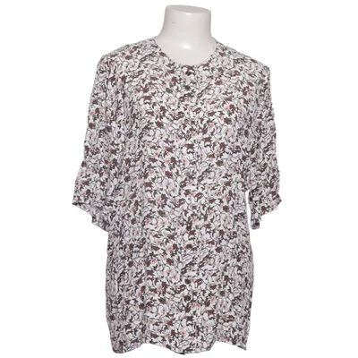 Chemise à manches courtes (Blanc, Marron) de Copines Viscose