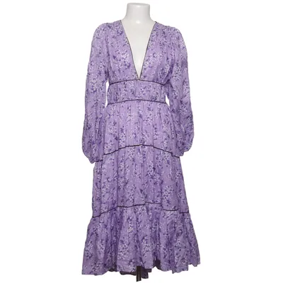 Långklänning (Lila, Vit) från Ulla Johnson Bomull, Polyester, Silke