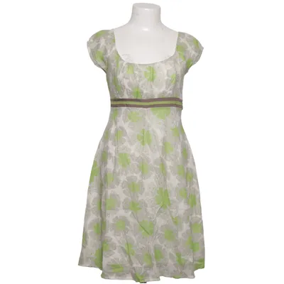 Dress (White, Green, Multicolored) from Lia Mae Cotton, Polyester