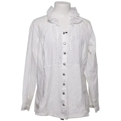 Blouse (White) from Body Needs Cotton, Polyester
