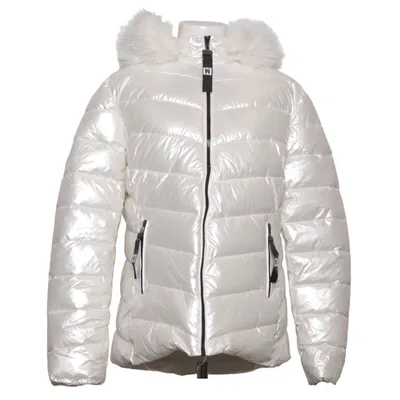 Winter jacket (White) from Foglie Rosse Polyester