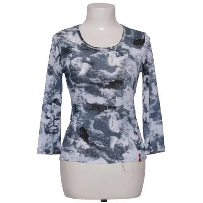 Lange mouwen shirt (Blauw, Wit) van Mangoon Polyester