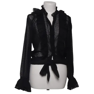 Bluse (SEVEN/2 SWISS DOT RUFFLE BLOUSE) fra Seven Sisters Polyester
