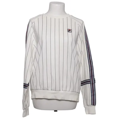Sweatshirt (Hvid, Blå, Rød) fra Fila Bomuld, Polyester