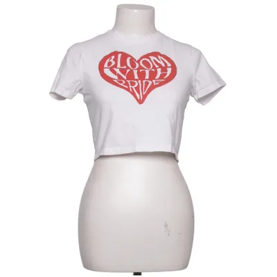 T-shirt (Blanc, Rouge) de Primark Coton, Élasthane