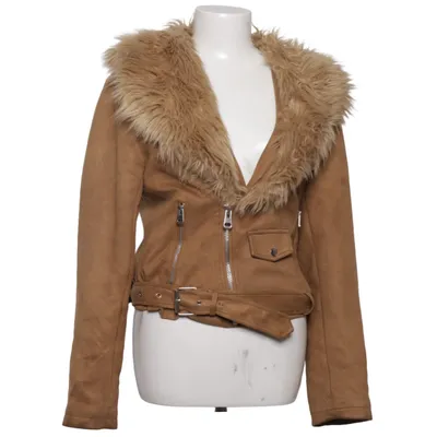 Shearling jacket (Brown) from Cherry Koko Elastane, Polyester