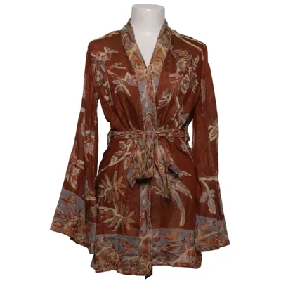Kimono (Bruin, Meerkleurig) van Brahmaki Katoen