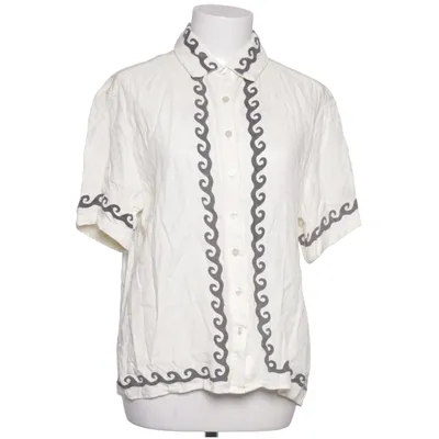 Chemise à manches courtes (Blanc, Noir) de Seven Wonders Coton, Viscose