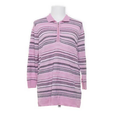 Sweater (Pink, Multicolored) from Zoe Ona Acrylic, Cotton, Viscose