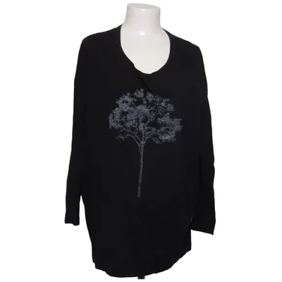Långärmad t-shirt (Svart) från Pure by Ulla Popken Ekologisk bomull