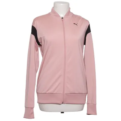 Træningsjakke (Pink, Sort) fra Puma Elastan, Polyester